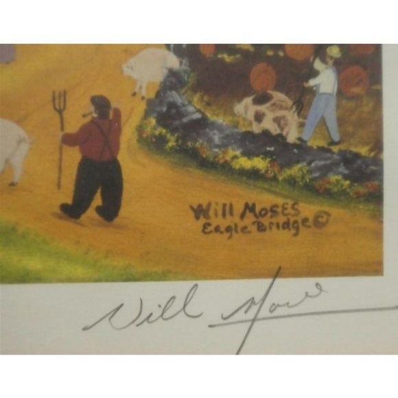 Will Moses "Pigs on the Loose" Limited Edition Pencil Signed Print Framed - Picture 8 of 10